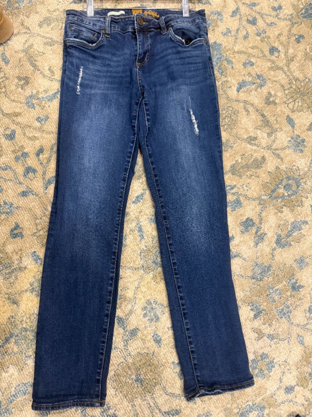 Democracy "Ab"solution Bootcut Distressed Jeans - Size 12